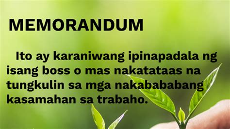 Pagsulat ng Memorandum by Joven Gallora on Prezi.